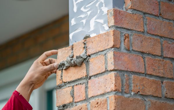 Brick Pillar Repair in Bloomington