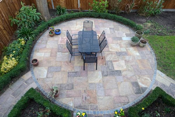 Stone Patio Repair in Bloomington
