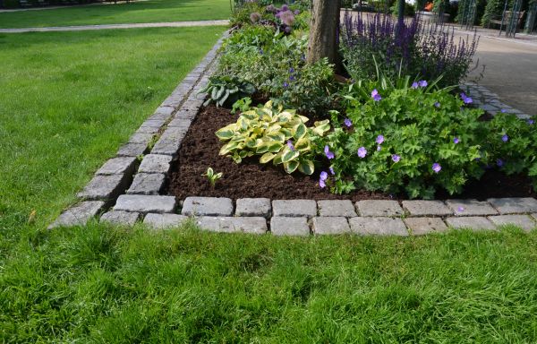 Stone Edging Installation in Bloomington
