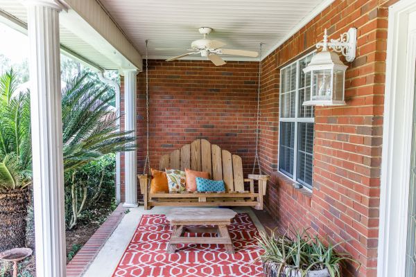 Porch Brick Repair in Bloomington