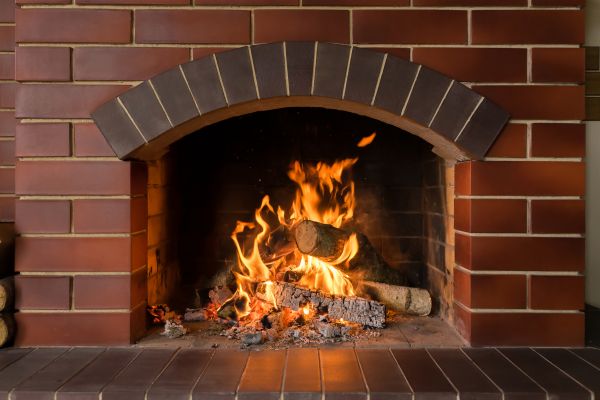 Brick Fireplace Installation in Bloomington