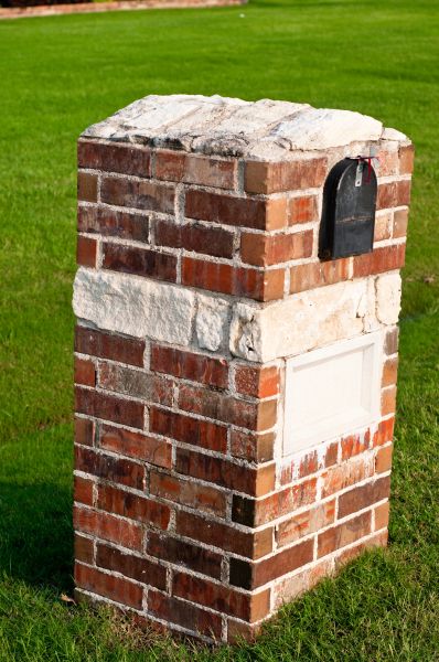 Brick Mailbox Installation in Bloomington