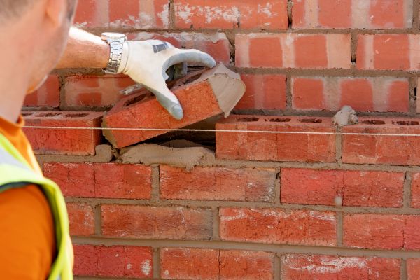 Red Brick Installation in Bloomington