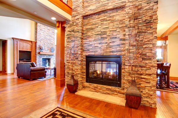 Stone Hearth Installation in Bloomington