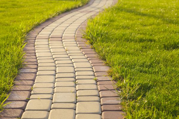 Sidewalk Brick Repair in Bloomington