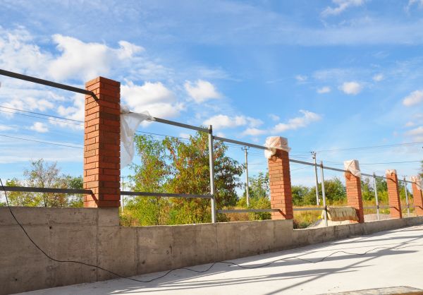 Brick Pillar Installation in Bloomington